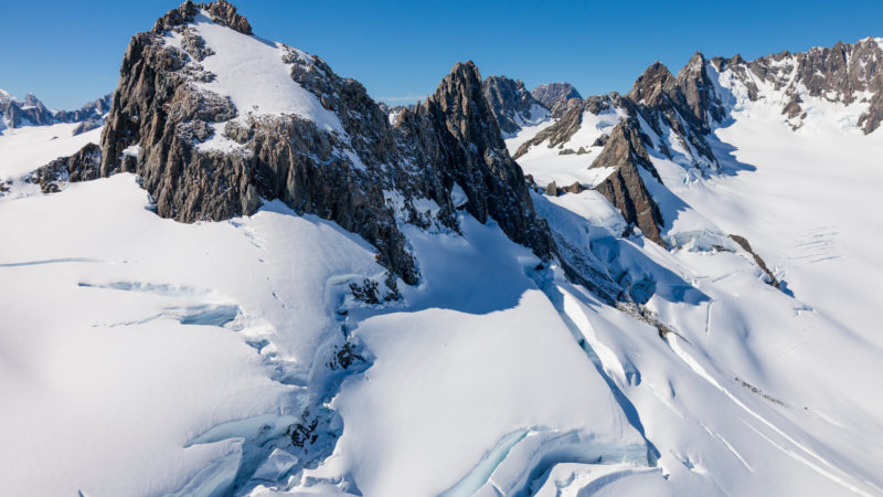 Join The Helicopter Line and explore the astounding sights of Mt Cook National Park from awe-inspiring heights.