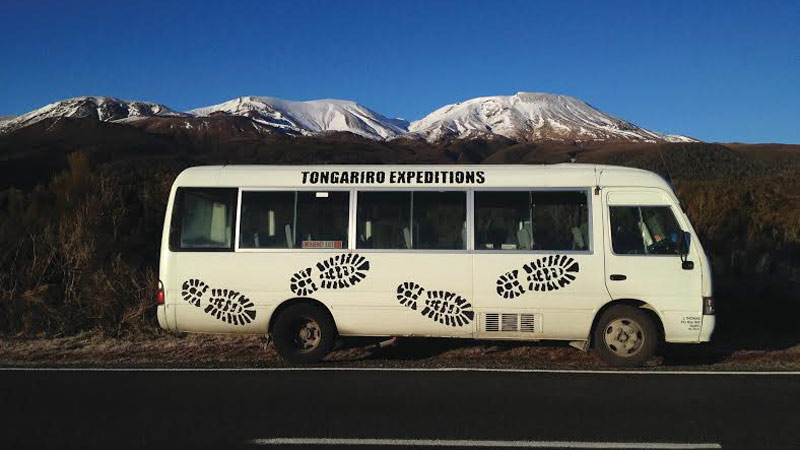 Walk the Tongariro Alpine Crossing in peace of mind with arranged transport!