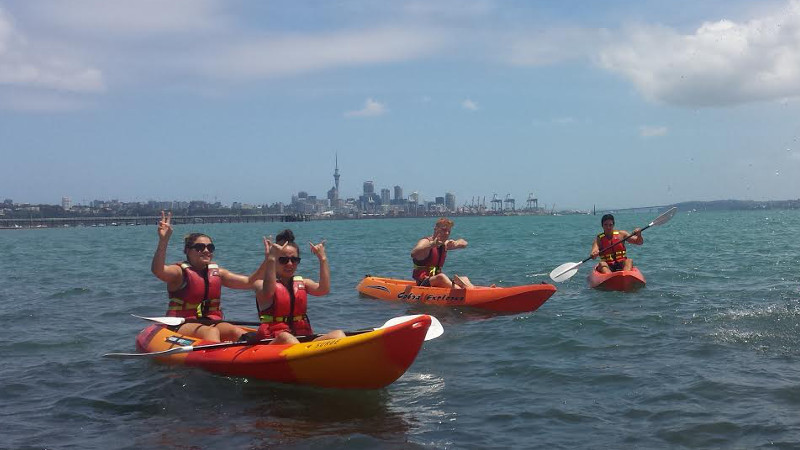 Enjoy the beautiful waters of Mission Bay Beach as you glide across the water in our top of the line kayaks.