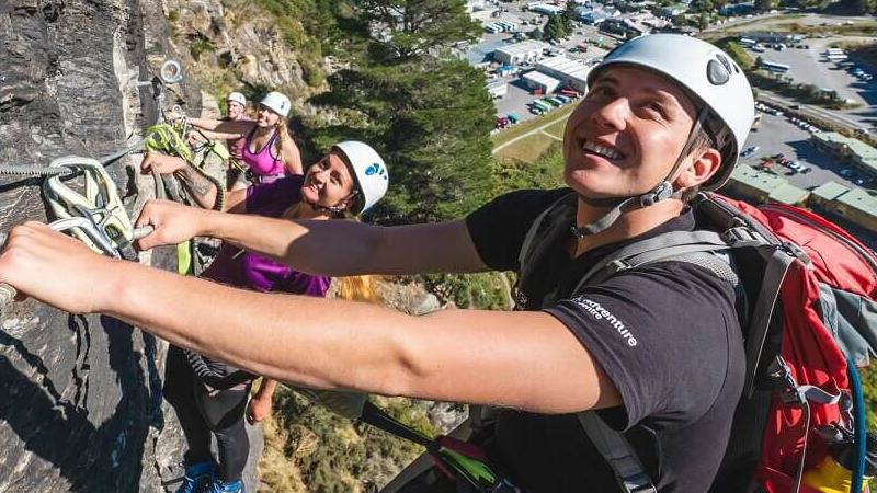 Experience the pure adventure and exhilaration of Via Ferrata climbing in one of New Zealand’s most dramatic scenic settings.