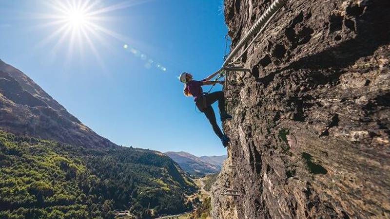 Experience the pure adventure and exhilaration of Via Ferrata climbing in one of New Zealand’s most dramatic scenic settings.