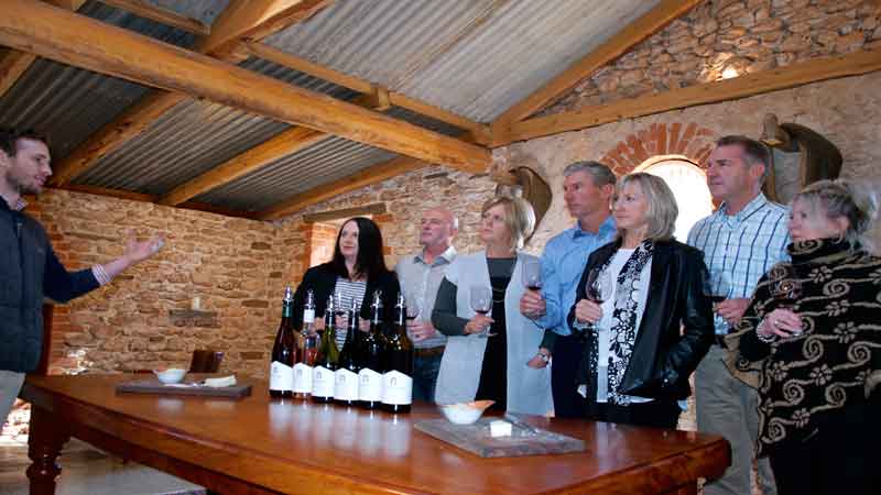 Travel by small coach and enjoy a food & wine journey to South Australia’s premium wine region, the Barossa. 