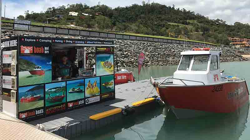 Come for a banana boat ride with Whitsundays Watersports right here in Airlie Beach