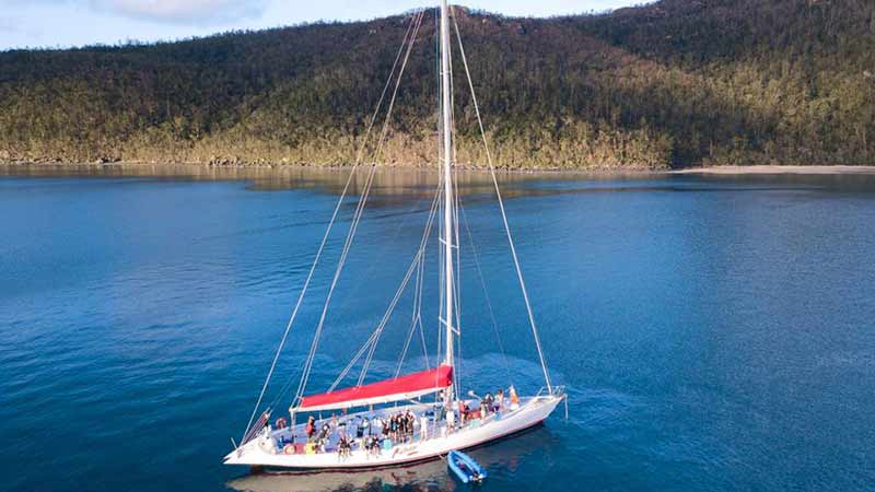 Join the crew on Matador Whitsundays for a truly unique sailing experience on-board an ex-race boat legend. Matador has been freshly refurbished for its' 2 day 1 night tour. Visit Whitehaven Beach, Hill Inlet and all the highlights of the Whitsundays!