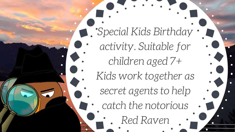 Create the ultimate birthday surprise for your child and let them become a spy for a day!