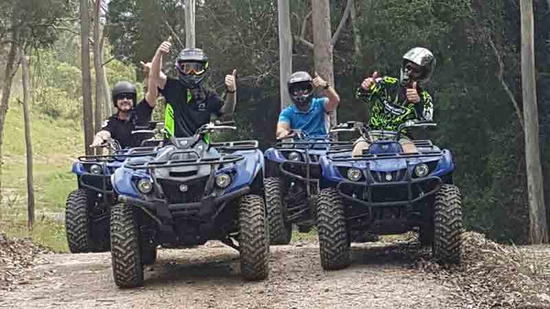 Join Cairns Quads & Adventures for an exciting ½ Day ATV quad bike tour and travel through the Rainforest on dirt tracks and creek crossings!