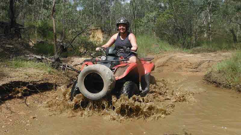 Join Down and Dirty Quad Bike Tours on a half day of ATV Quad Bike adventure from Cairns