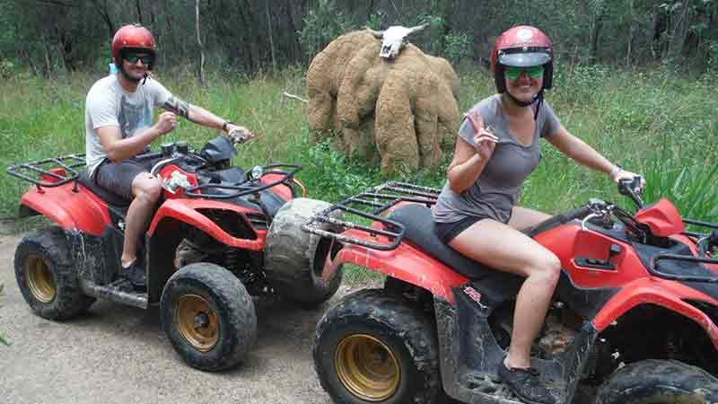 Join Down and Dirty Quad Bike Tours on a half day of ATV Quad Bike adventure from Cairns