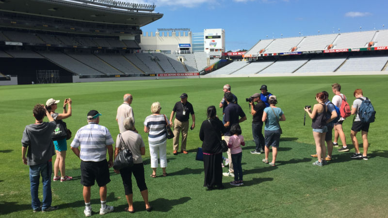 Take a journey into the world of New Zealand’s great sporting history and explore the famous Eden Park Stadium.