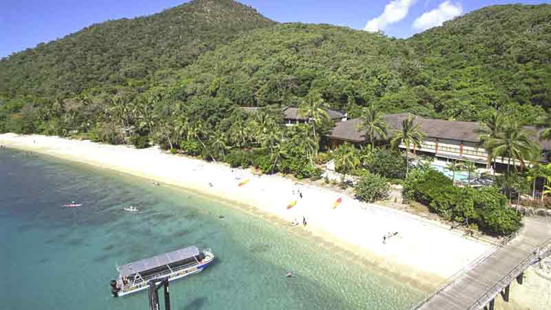 Let Cairns Dive Centre take you to the beautiful Fitzroy Island. It’s only a short 1 hr journey from Cairns