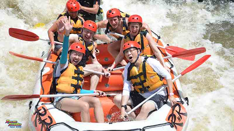 Join RNR Rafting for a full day rafting experience on the Tully River! We depart Cairns early for an epic adventure down grade 3 and 4 rapids