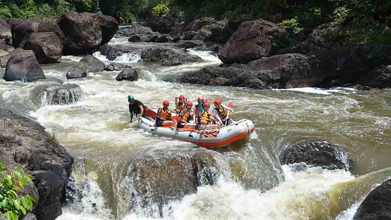 Join RNR Rafting for a full day rafting experience on the Tully River! We depart Cairns early for an epic adventure down grade 3 and 4 rapids