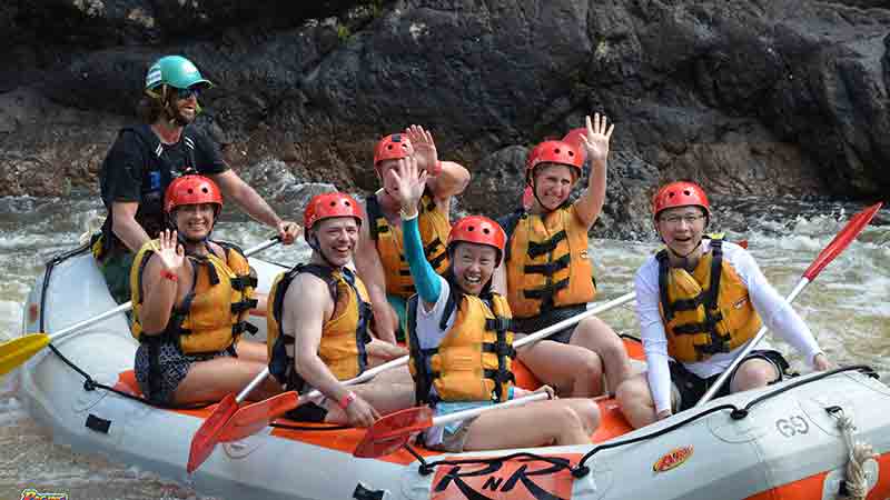 Join RNR Rafting for a full day rafting experience on the Tully River! We depart Cairns early for an epic adventure down grade 3 and 4 rapids