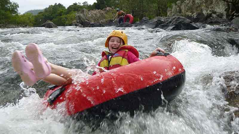 Join the fun with Aussie Drifterz Rainforest Tubing Tour as we make our way down the incredible Behana Gorge or the Mulgrave River!