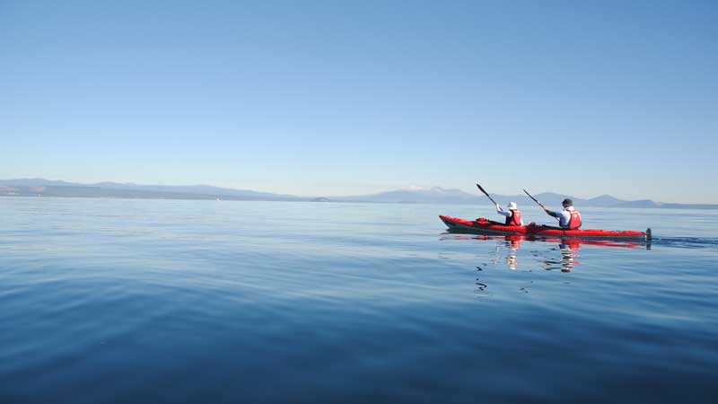 This guided tour departs from Acacia Bay South, takes you around beautiful Whakamoenga Point in sea kayaks to the stunning 15m high Maori Carvings which can only be accessed by boat!