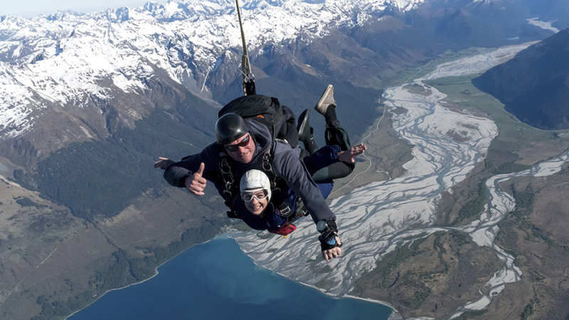 Experience one of the worlds best skydives with a 9,000ft jump over the alpine paradise of Queenstown!
