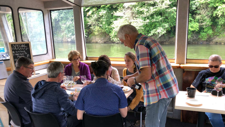 Join us for a relaxing afternoon as we cruise the mighty Waikato River, enjoying stunning scenery and sampling wine along the way!