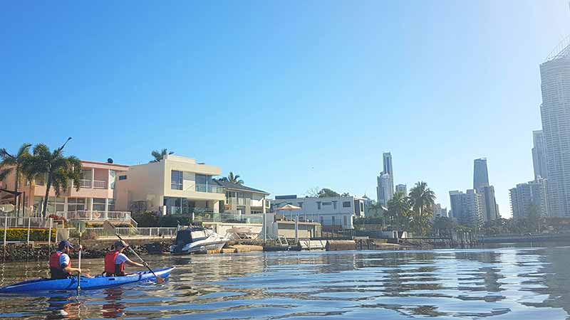 Join Gold Coast Paddlesports for an exciting 3 hour city kayaking adventure!
