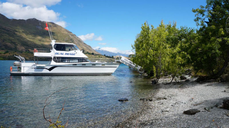 Departing the gorgeous waterfront of Lake Wanaka, we’ll embark on a relaxing cruise to the stunning Ruby Island.