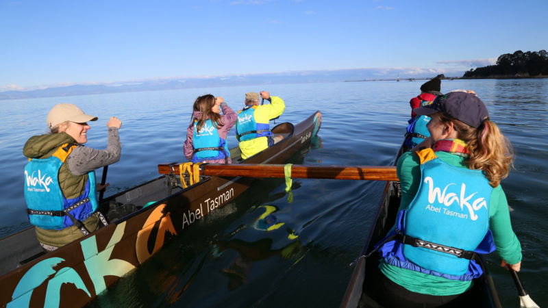 Immerse yourself in an authentic cultural experience by paddling a Maori waka through some of the most sensational parts of New Zealand’s spectacular Abel Tasman National Park!
