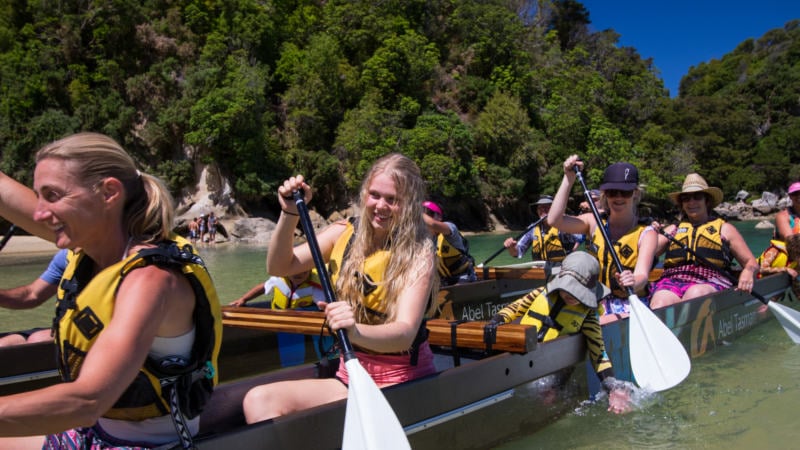 Immerse yourself in an authentic cultural experience by paddling a Maori waka through some of the most sensational parts of New Zealand’s spectacular Abel Tasman National Park!
