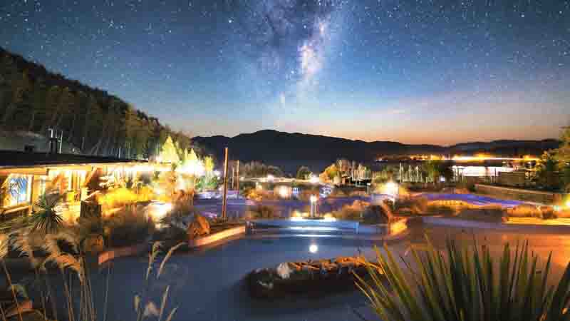 Relax and unwind in the hot pools, overlooking Tekapo Lake and Two Thumb Mountain range! 

