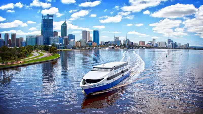 Fremantle to Perth river cruise