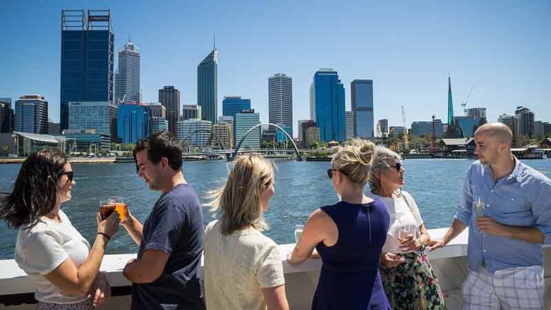 Hop aboard the MV James Stirling with Captain Cook Cruises as we head from Perth to Fremantle on a relaxing one way Swan River cruise. Listen to the informative and entertaining Captains’ commentary, wander about the boat and even enjoy the cash bar.