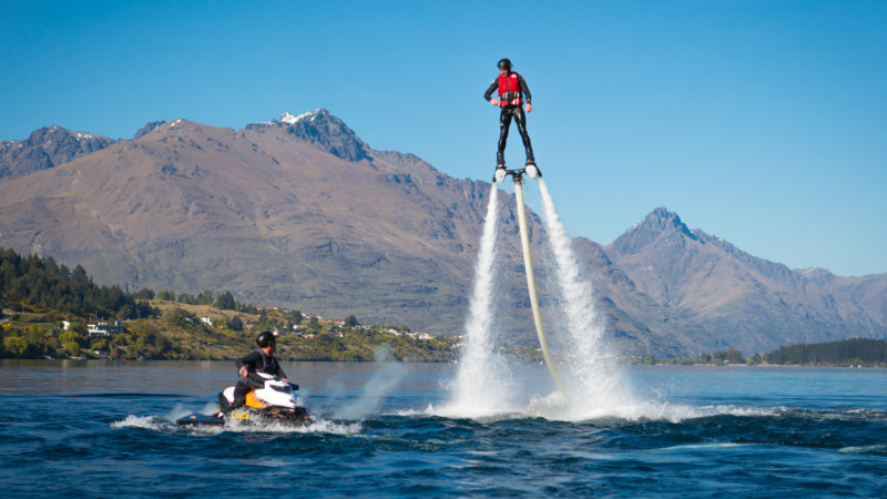 Is it a bird? Is it a plane? Is it you flying like a superhero - blasting jets of water from your feet? Make that dream a reality with 30minutes of epic Jetdeck fun!