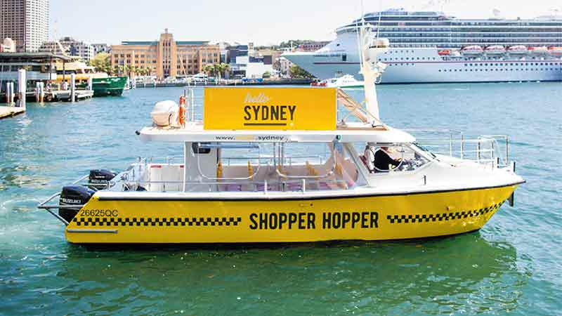 Jump on the Shopper Hopper Cruise for a convenient and scenic return transfer to Sydney's largest outlet centre - Birkenhead Point...