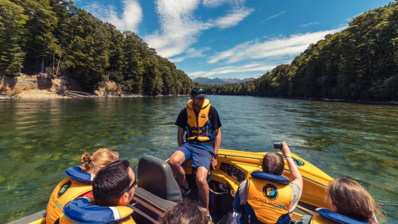 Join Fiordland jet for a dynamic fusion of exhilaration and breathtaking scenic beauty among the Fiordland National Park!
