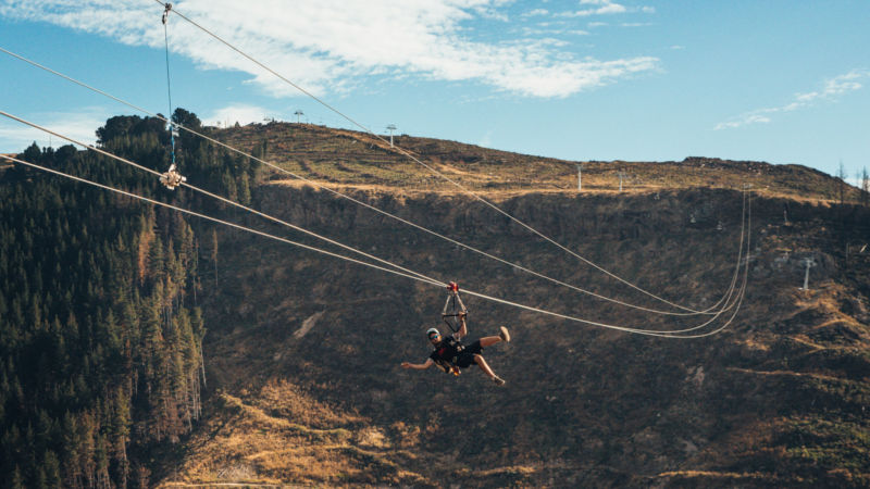 Experience the unforgettable thrill and adrenaline of Ziplining at Christchurch Adventure Park!