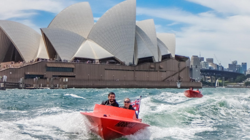 Experience the ultimate thrill as you drive your own zippy 2-seater speedboat around a selected array of spectacular Sydney Harbour sights!