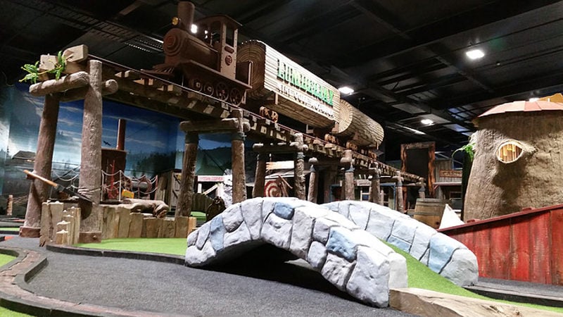 Visit Rotorua’s best indoor themed mini-golf and enjoy more than just a game as you travel back in time for an exciting putt putt adventure through our enchanting 1850’s logging town.