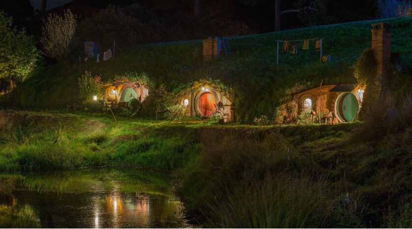 See two of New Zealand's most admired destinations in one epic day with a full day tour from Rotorua to Waitomo Caves and Hobbiton