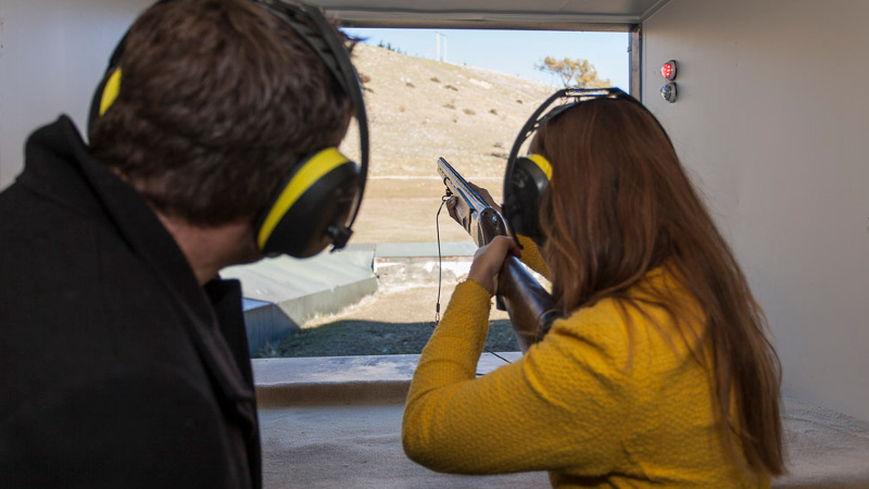 Ready, aim, fire!  Perfect the art of hitting a moving target with 20 shots at clay birds from our purpose-built booths.