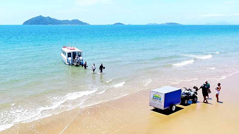 Visit the tropical paradise that is Dunk Island with a water taxi ride from Mission Beach.