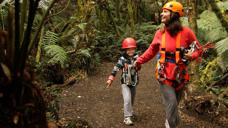 Join the team at Otway Fly Tree Adventures for a Zipline experience in the Otway Ranges! Safely strap into your harness and fly through the tree canopy up to 30 meters high!
