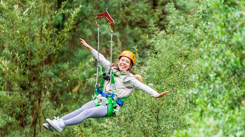 Join the team at Otway Fly Tree Adventures for a Zipline experience in the Otway Ranges! Safely strap into your harness and fly through the tree canopy up to 30 meters high!