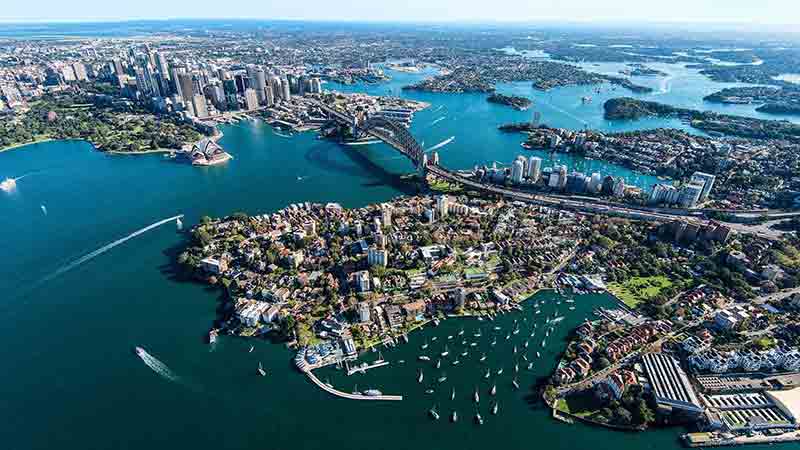 Scenic flight Sydney Harbour