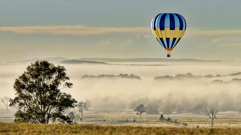 Be hypnotised by the breathtaking views at sunrise over the colourful vineyards of Hunter Valley followed by champagne and a gourmet breakfast - this is an activity not to be missed!

