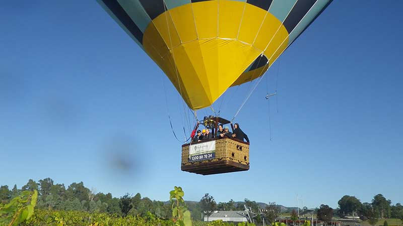 Be hypnotised by the breathtaking views at sunrise over the colourful vineyards of Hunter Valley followed by champagne and a gourmet breakfast - this is an activity not to be missed!

