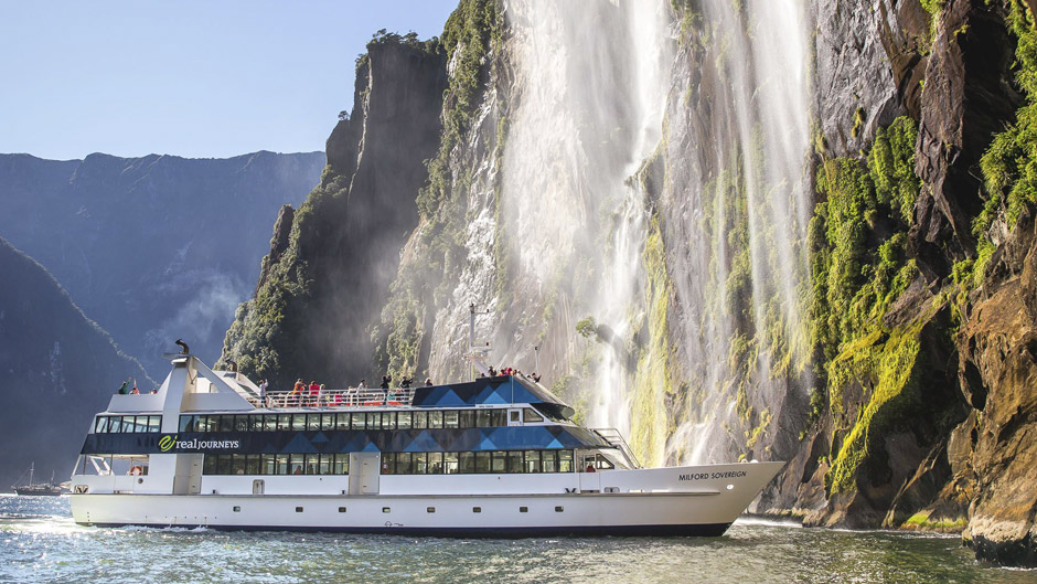 Join Real Journey's for a truly unforgettable cruise of the world renowned natural wonder that is Milford Sound.
