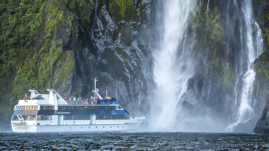 Join Real Journey's for a truly unforgettable cruise of the world renowned natural wonder that is Milford Sound.