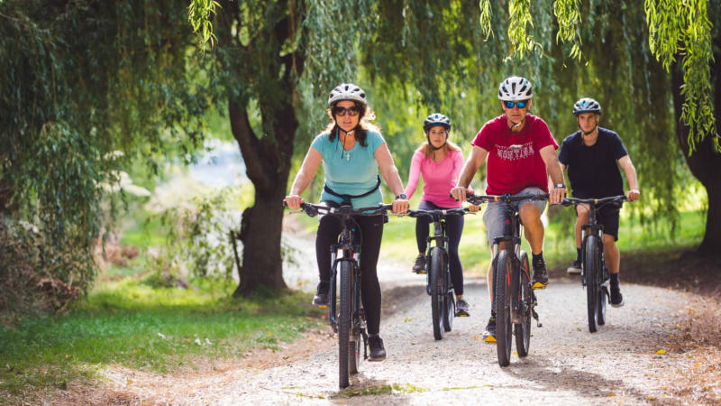 Come and explore one of the most scenic trails between Tuckers Beach and Queenstown Bay with an relaxing self-guided bike ride... 