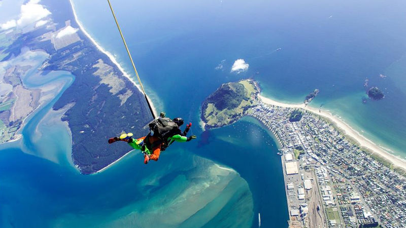 Get the ultimate thrill as you soak up some of the best views in New Zealand above Tauranga with our highest skydive from 12,000ft!