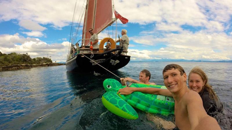 Discover the spectacular Maori Rock Carvings aboard a pirate-themed vessel "Sail Fearless", as you embark upon the best sailing experience on Great Lake Taupo...