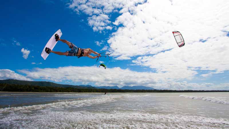 Learn the fundamentals for Kitesurfing with a land based kite session at 4 mile beach, Port Douglas!