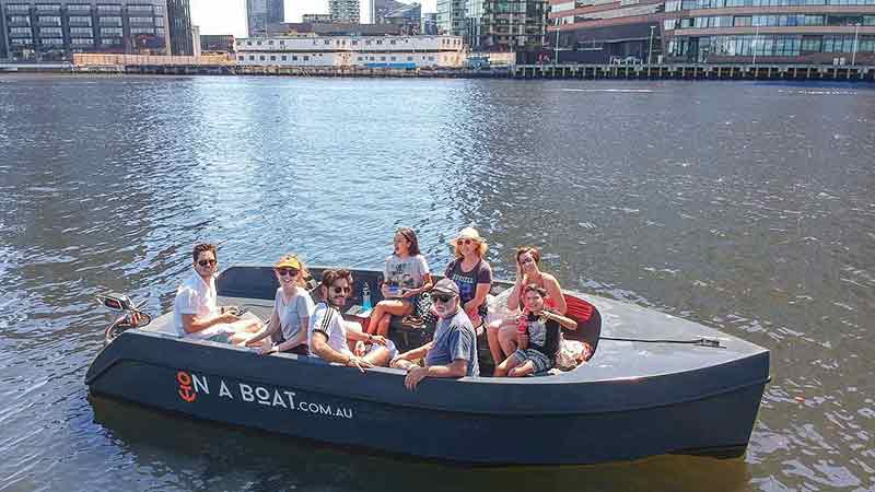 Skipper your own boat and explore Melbourne's beautiful Yarra River on one of our easy-to-operate electric boats!