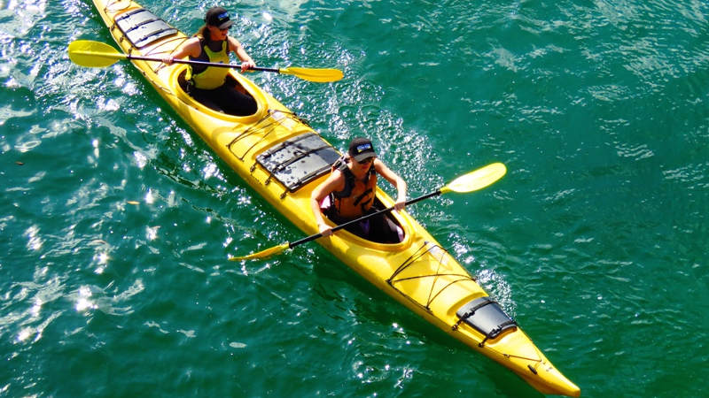 Explore the stunning waters of Sydney at your own pace as you glide along in a premium single or double kayak...